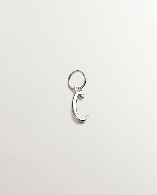 Imagem 0 de Charm de Prata com Inicial C