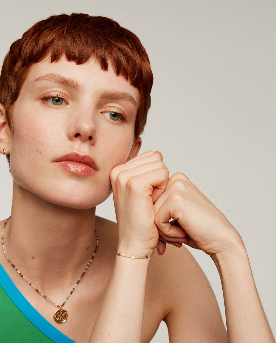 Pulseira de Ouro Amarelo de 9k com Estrelas Ouro-6