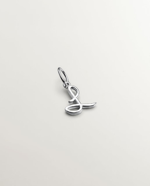 Imagem 0 de Charm de Prata com Inicial L
