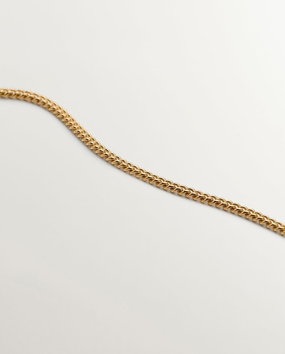 Pendente de Prata 925 Banhada em Ouro Amarelo de 18k com Textura Mimbre Ouro-5