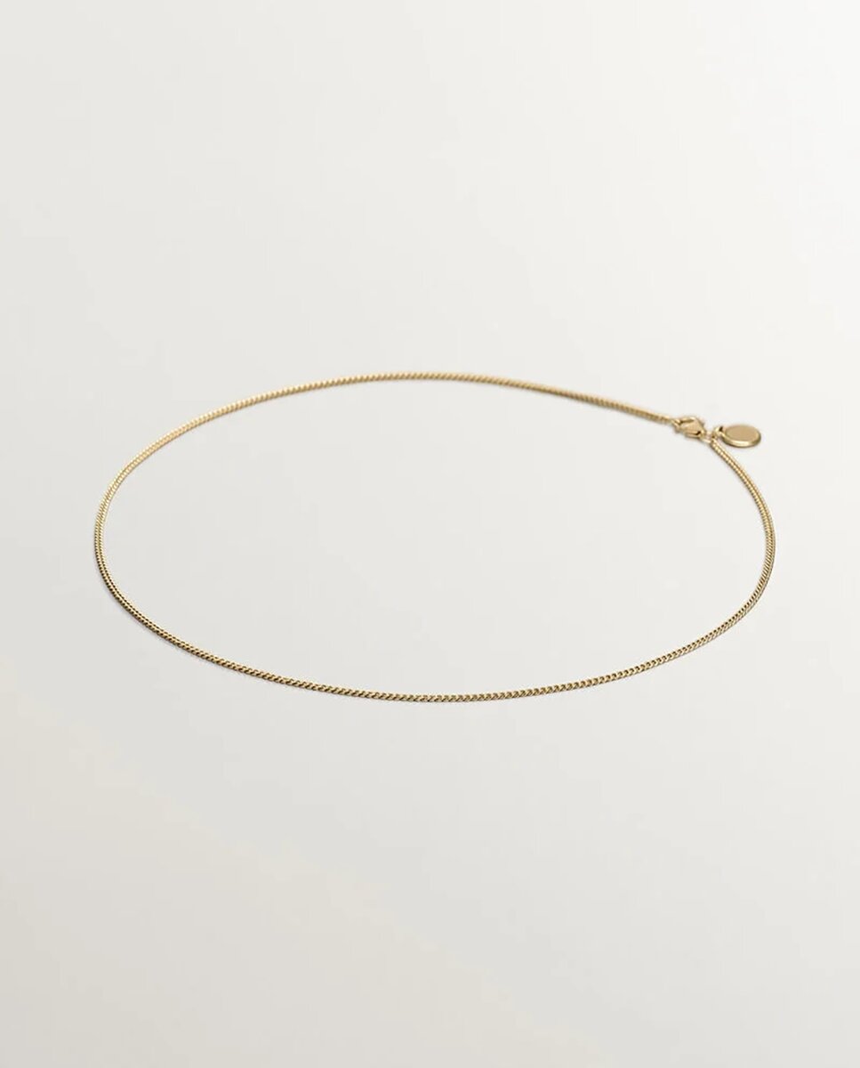 Imagem 0 de Corrente Diamantada de Prata 925 Banhada em Ouro Amarelo de 18k