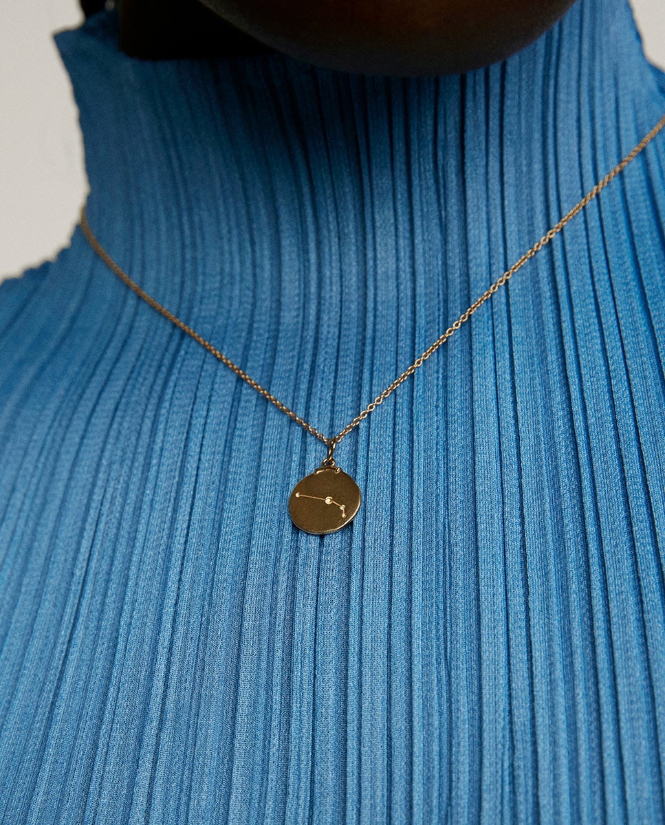 Charm Aries de Prata 925 Banhada em Ouro Amarelo de 18k Ouro-4