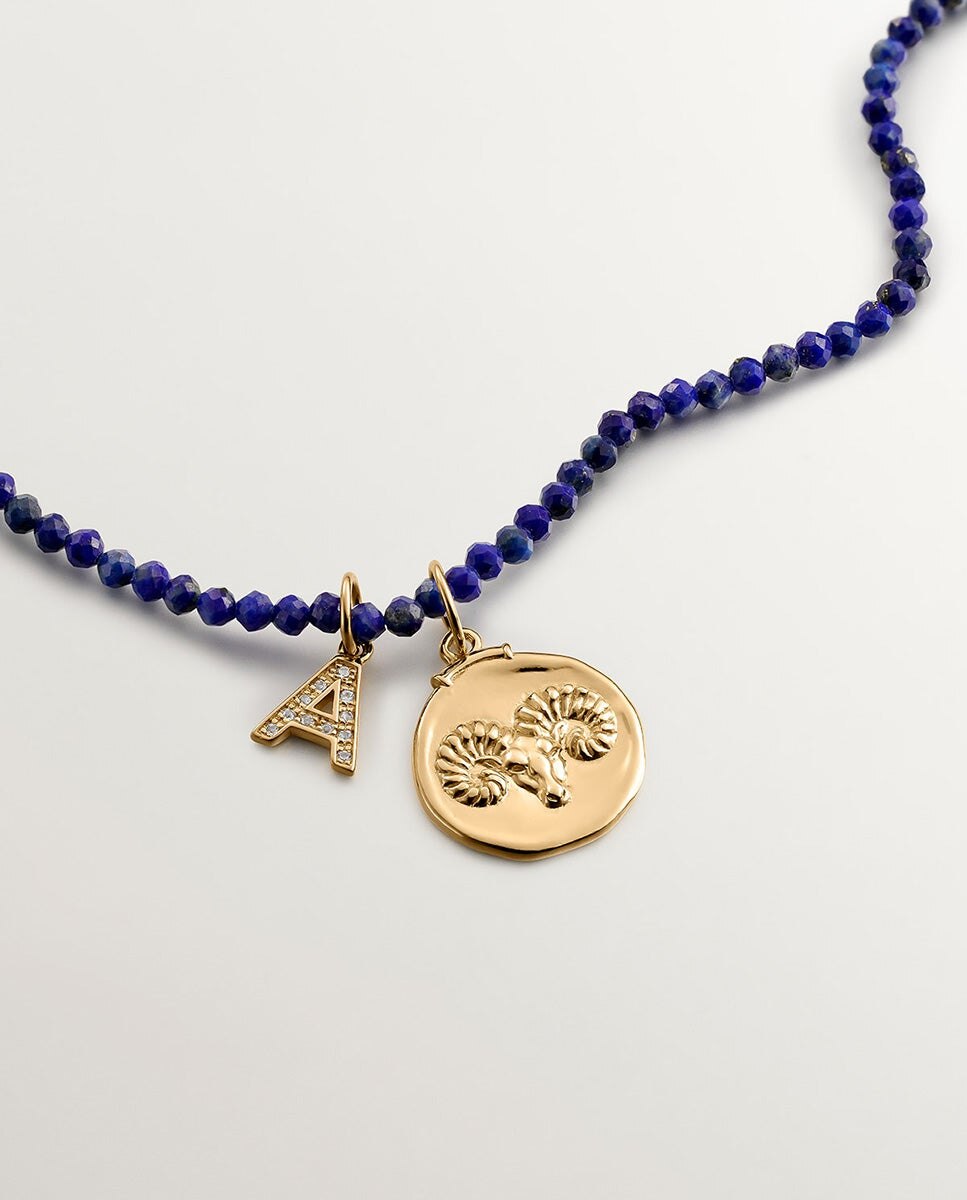 Charm Aries de Prata 925 Banhada em Ouro Amarelo de 18k Ouro-5