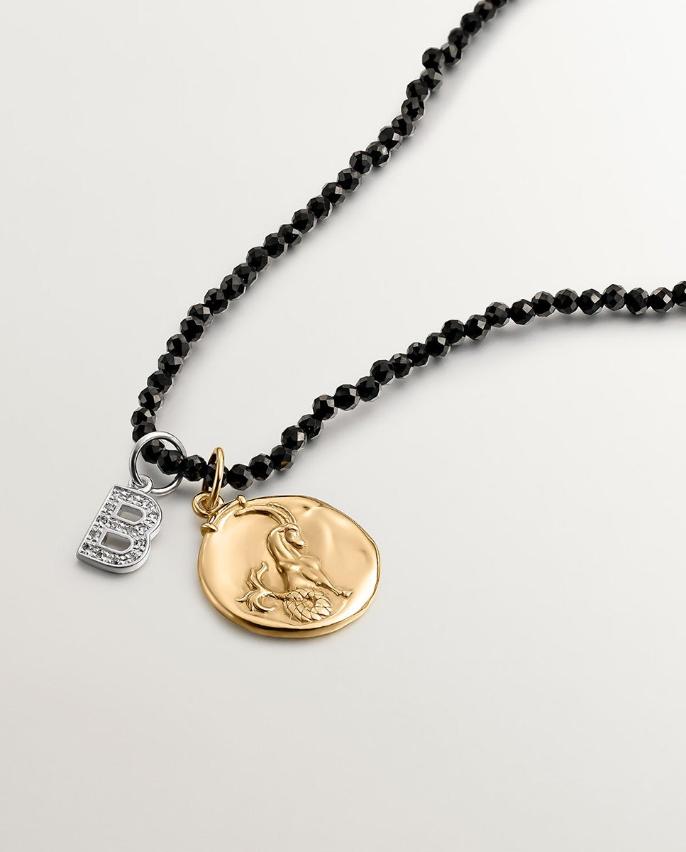 Charm Capricórnio de Prata 925 Banhada em Ouro Amarelo de 18k Ouro-5