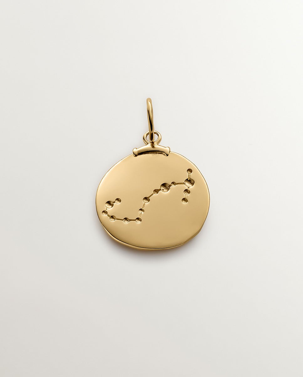 Charm Escorpião de Prata 925 Banhada em Ouro Amarelo de 18k Ouro-3