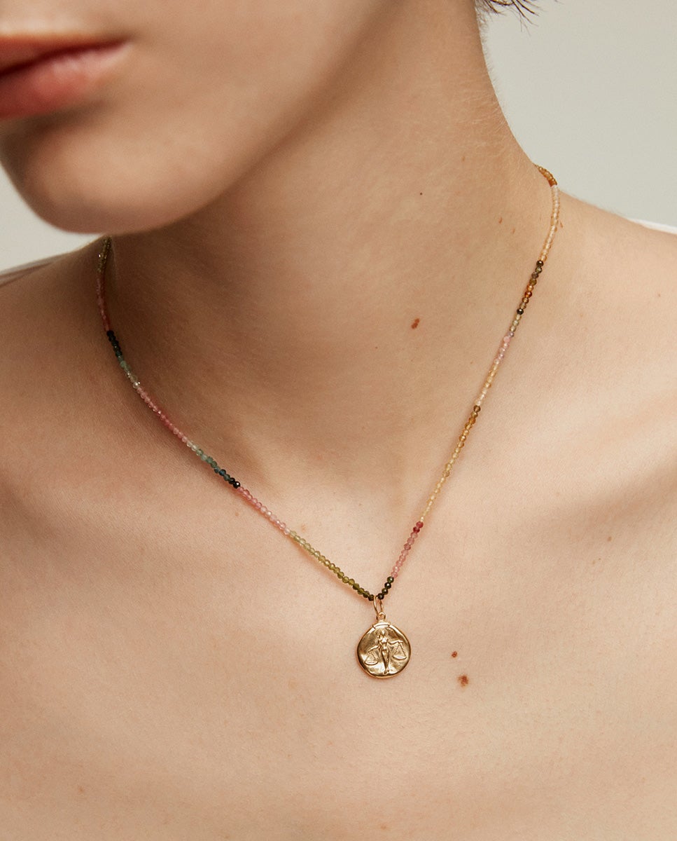 Charm Libra de Prata 925 Banhada em Ouro Amarelo de 18k Ouro-2