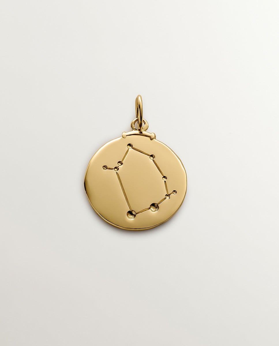 Charm Ofiuco de Prata 925 Banhada em Ouro Amarelo de 18k Ouro-3