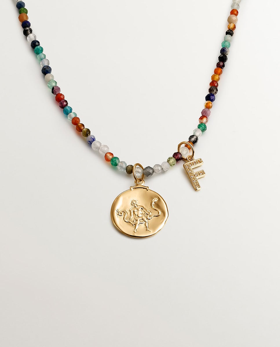 Charm Ofiuco de Prata 925 Banhada em Ouro Amarelo de 18k Ouro-5