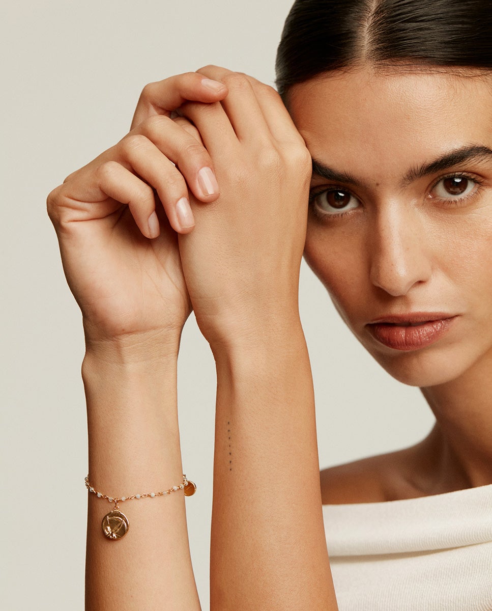 Charm Sagitário de Prata 925 Banhada em Ouro Amarelo de 18k Ouro-2