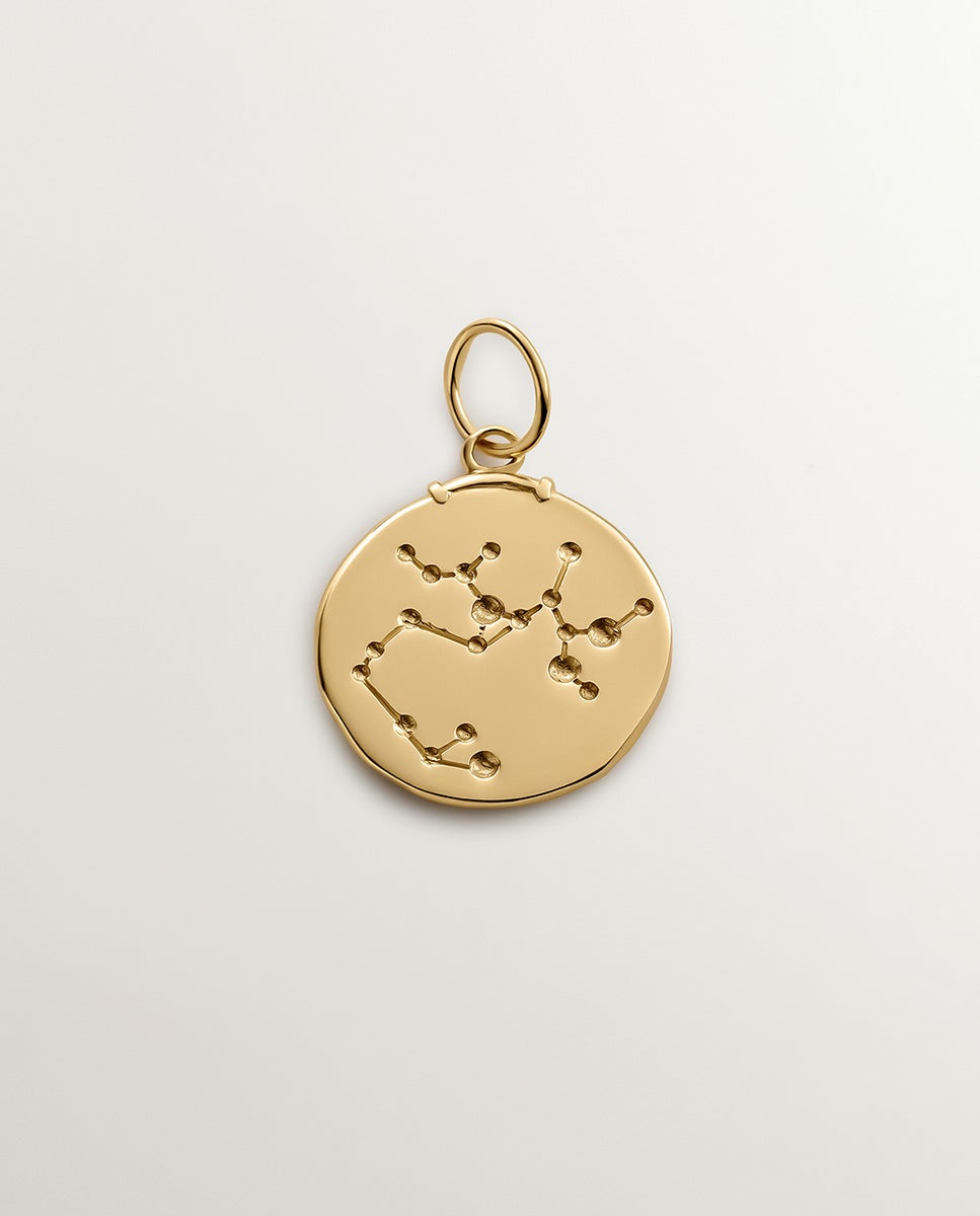 Charm Sagitário de Prata 925 Banhada em Ouro Amarelo de 18k Ouro-3