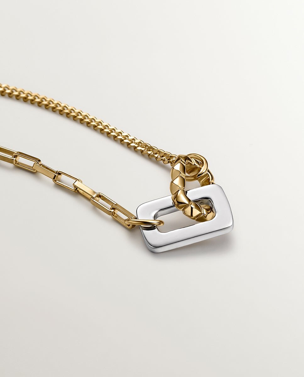 Pulseira de Prata 925 e Prata 925 Banhada em Ouro Amarelo de 18k Ouro-3