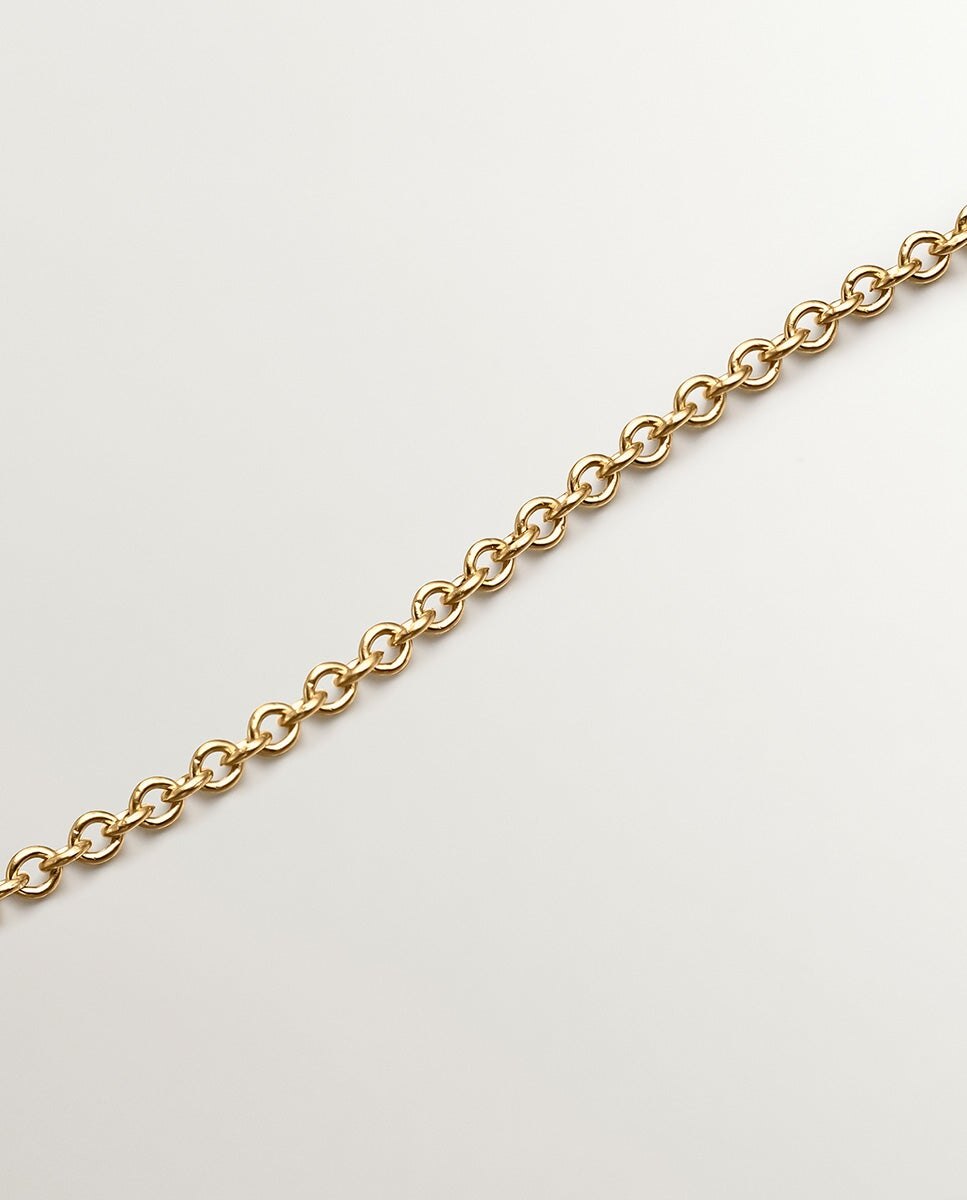 Pendente de Prata 925 Banhada em Ouro Amarelo de 18k com Topázio Azul Sky e Safiras Brancas Azul-5