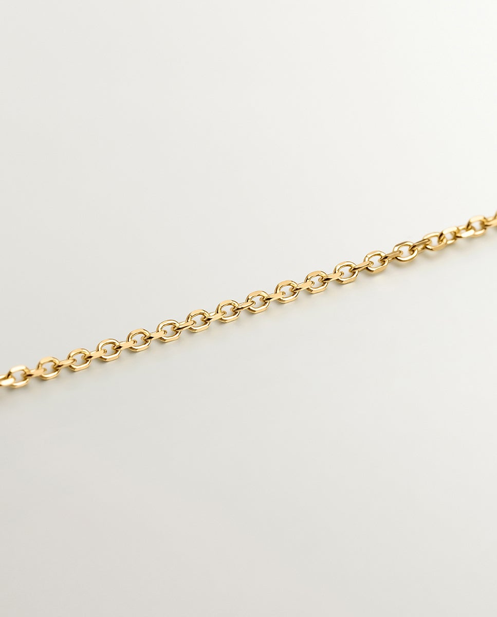 Pendente de Ouro Amarelo 18k com Três Diamantes Branco-5