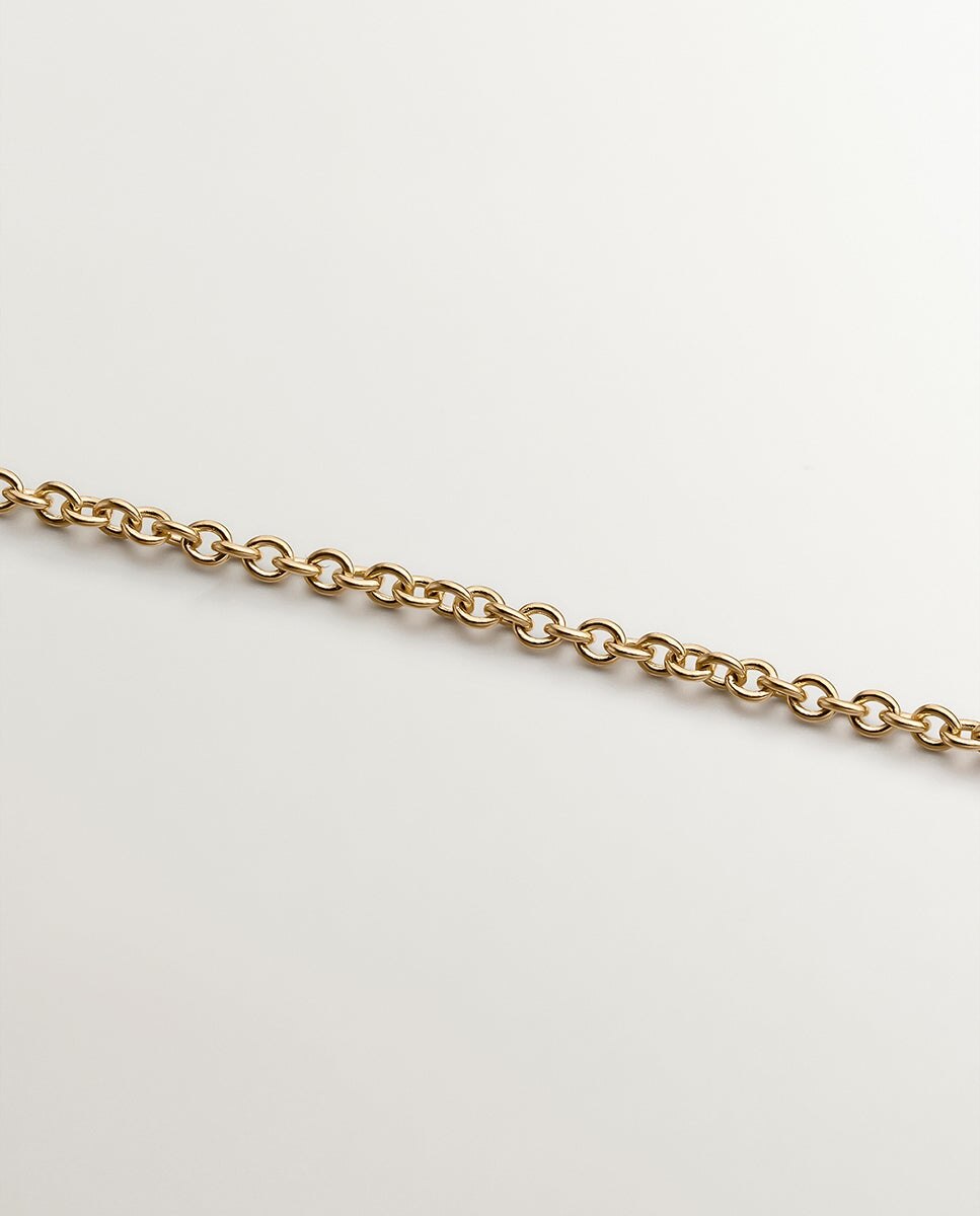 Pendente de Ouro Amarelo de 18k com Diamante de 0,1 Cts Branco-5