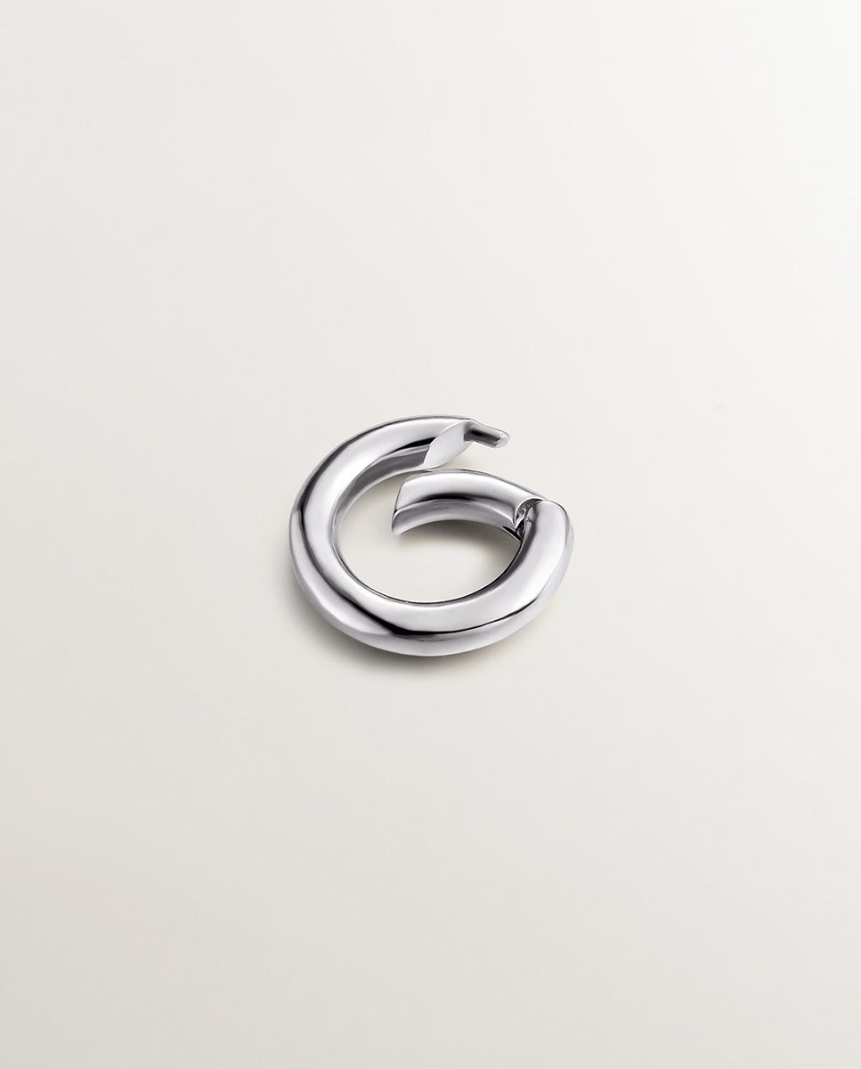 Mosquetão Redondo de Prata Prata-3