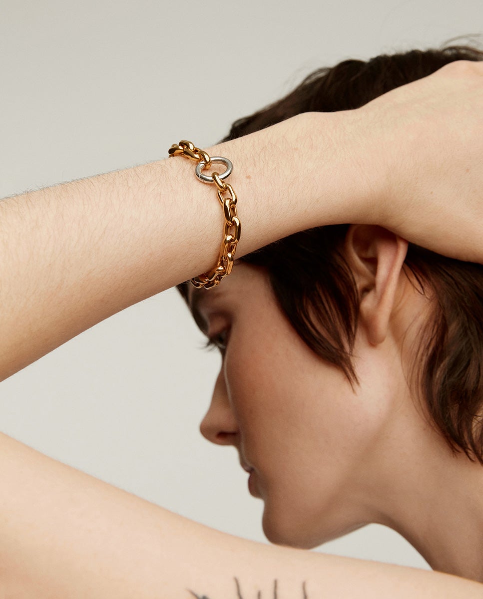 Mosquetão Redondo de Prata Prata-4