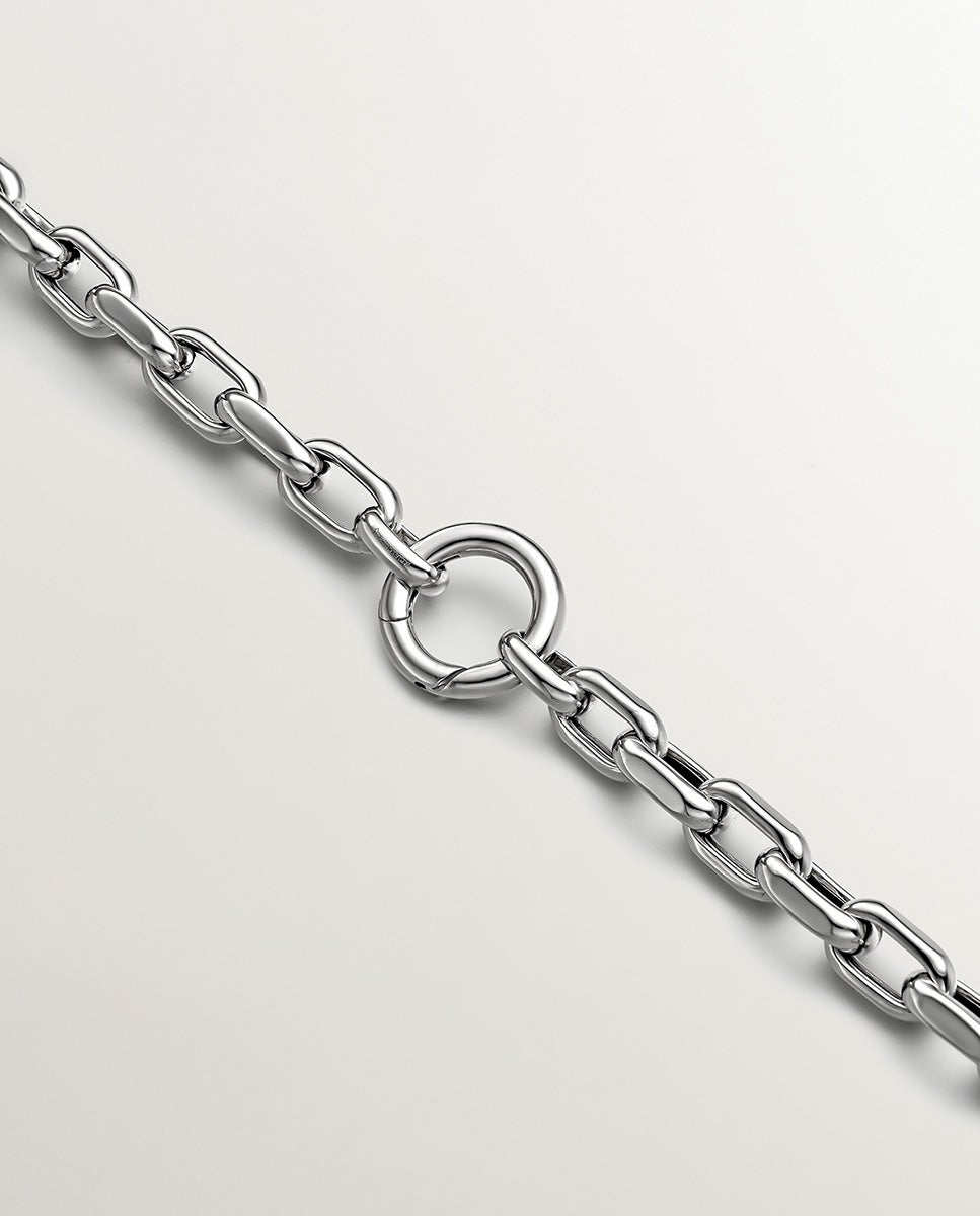 Mosquetão Redondo de Prata Prata-5