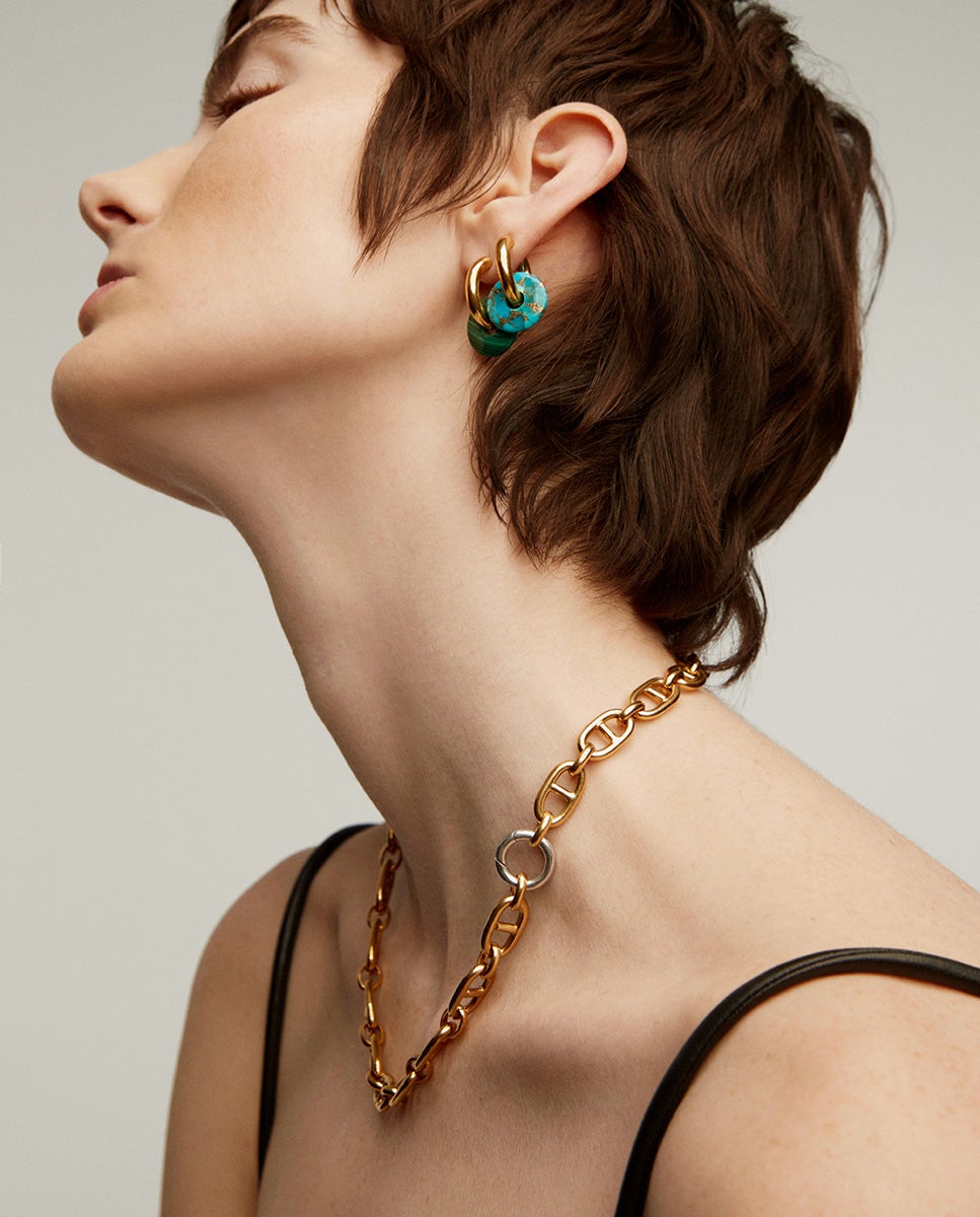 Mosquetão Redondo de Prata Prata-6