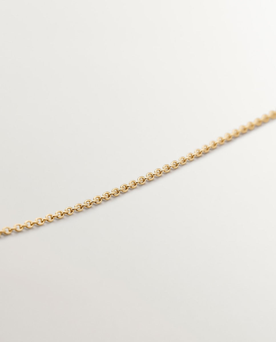 Colar de Ouro Amarelo de 18k com Ópalo Branco e Esmeralda Verde-5