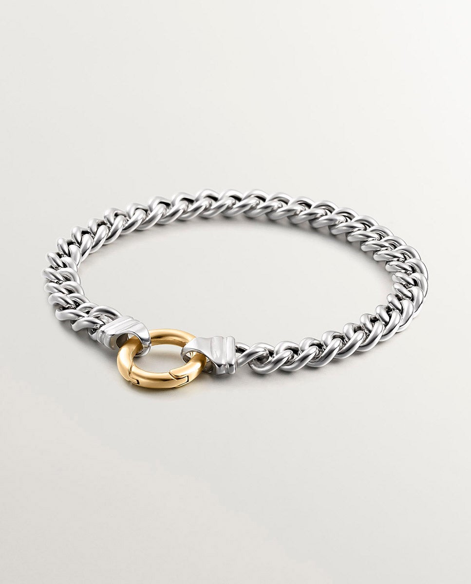 Pulseira de Elos Barbados de Prata 925 Prata-1