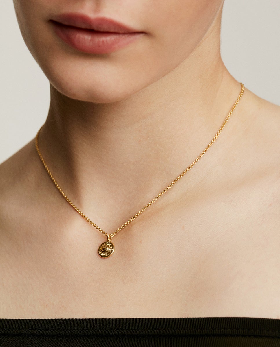 Colar de Prata Banhada em Ouro de 18kt Da Coleção Rush Ouro-2