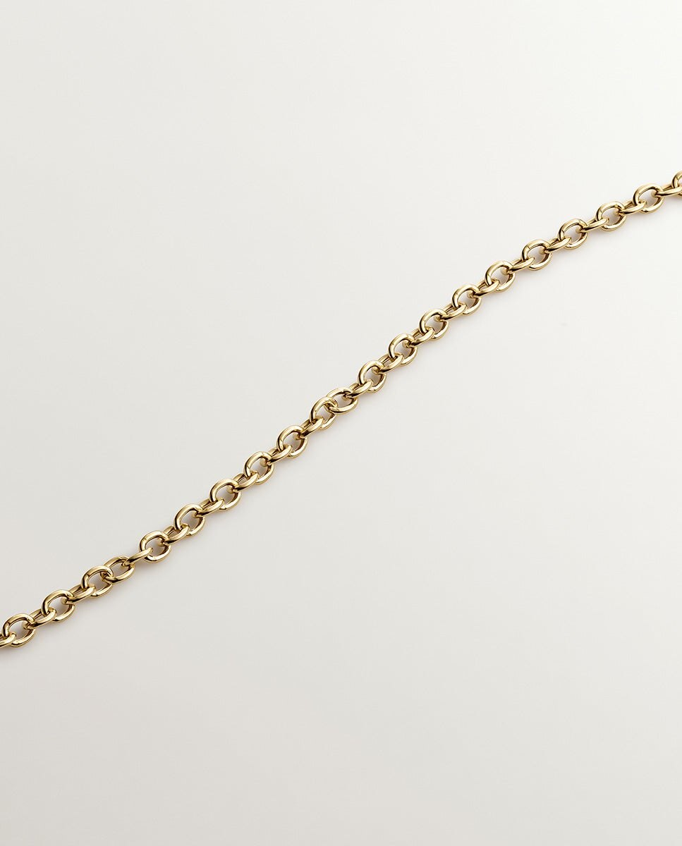 Colar de Prata Banhada em Ouro de 18kt Da Coleção Rush Ouro-5