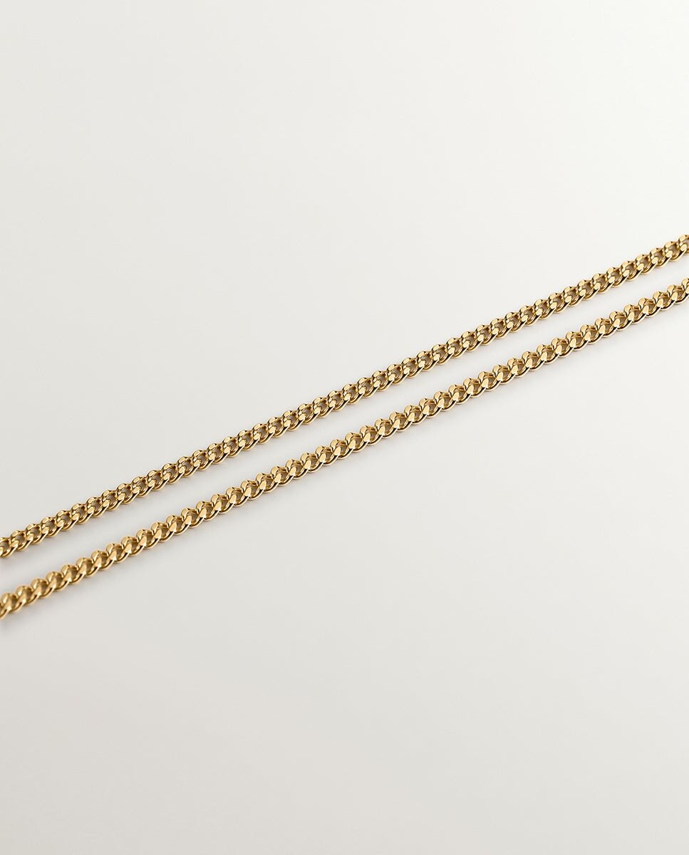 Colar de Prata 925 Banhada em Ouro Amarelo de 18k com Jade Vermelho Rosa-5