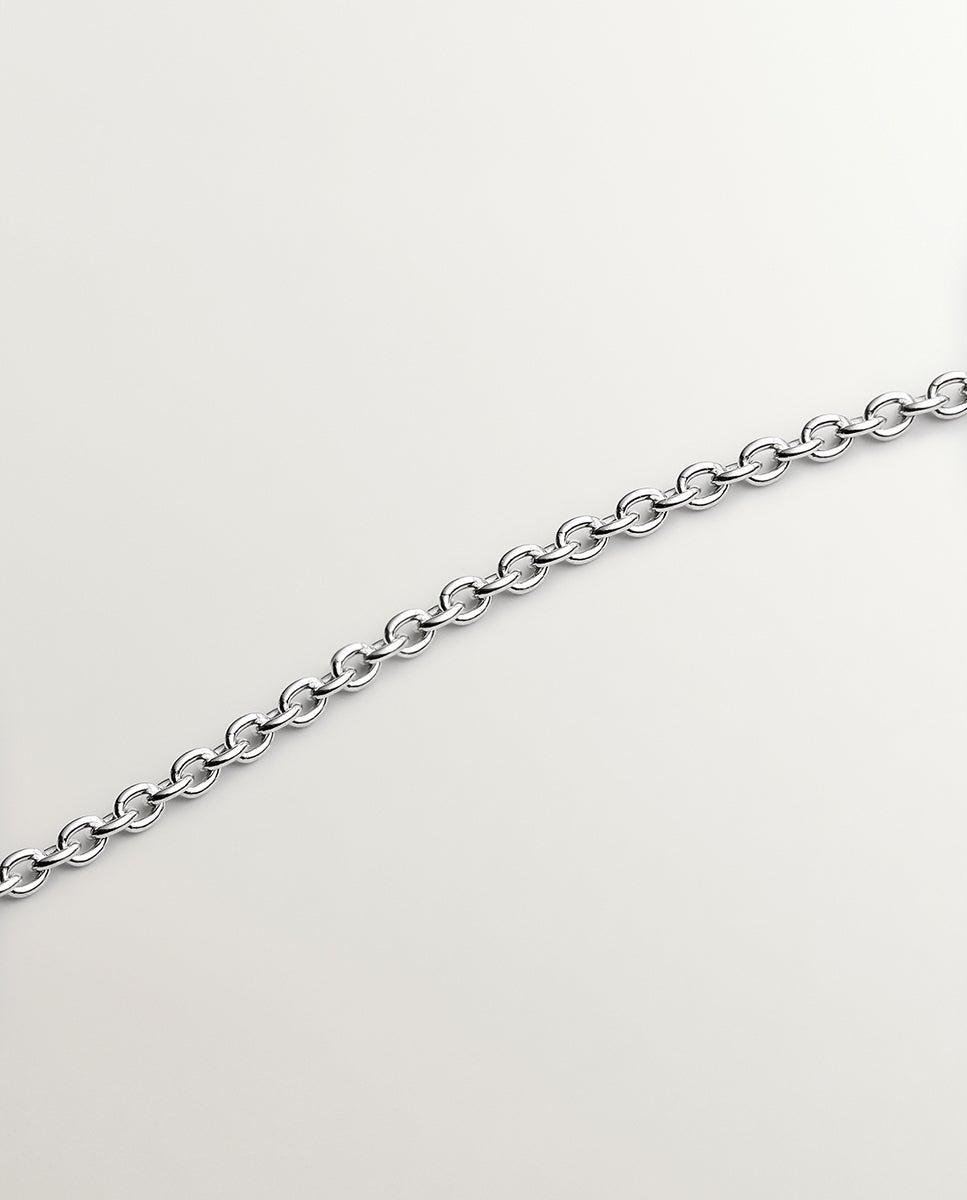 Pendente de Prata 925 e Ouro Branco de 18k com Pérolas Brancas, Diamantes Brancos e Esmalte Cinzento Branco-6