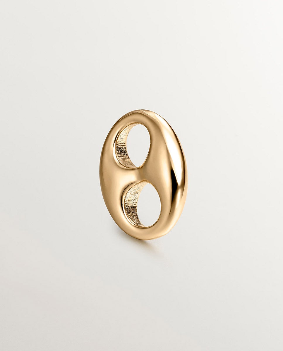 Charm de Prata 925 Banhada em Ouro Amarelo de 18k Calabrote Ouro-3
