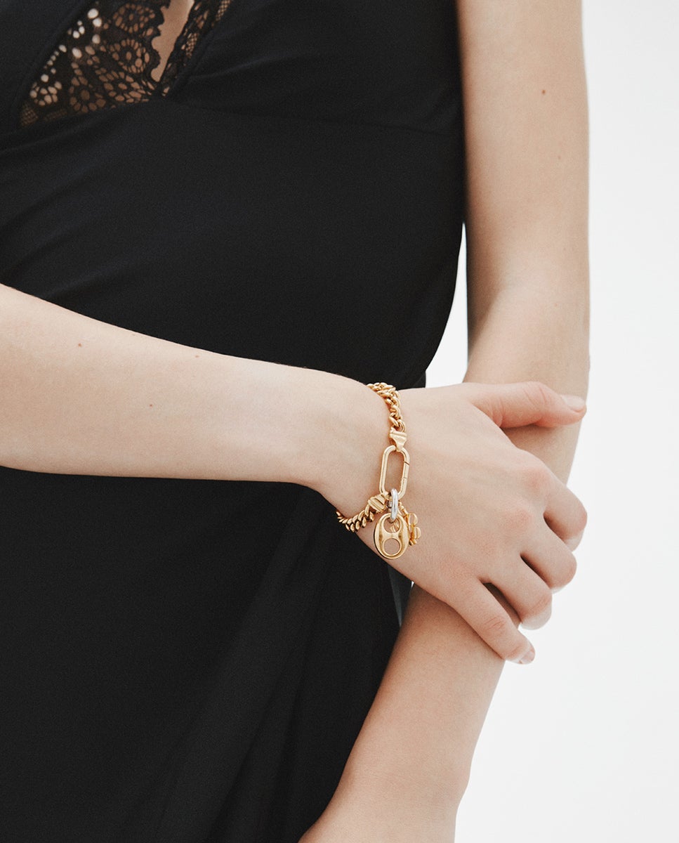 Charm de Prata 925 Banhada em Ouro Amarelo de 18k Calabrote Ouro-5