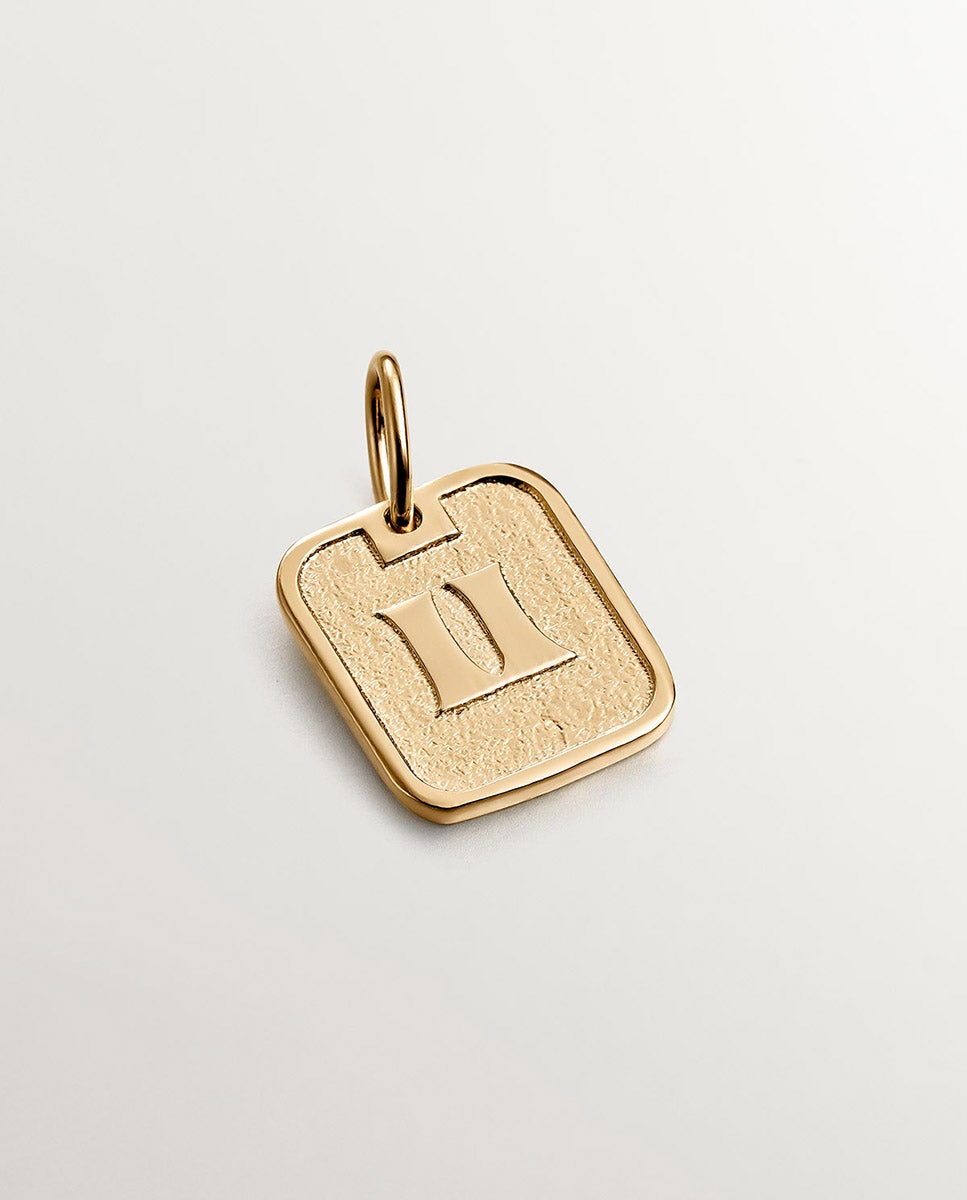 Charm de Prata 925 Banhada em Ouro Amarelo de 18k com Número 2 Ouro-1