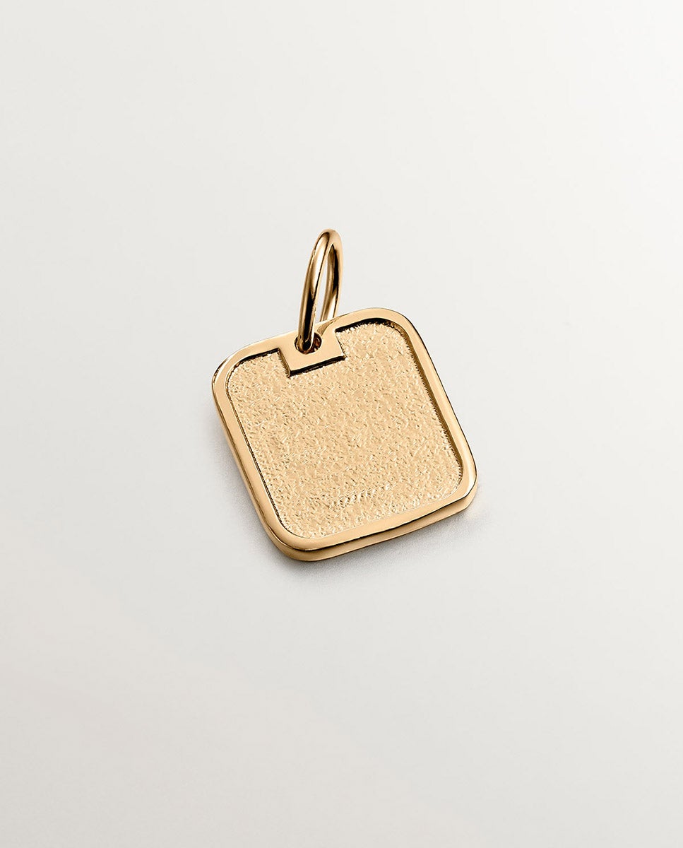 Charm de Prata 925 Banhada em Ouro Amarelo de 18k com Número 5 Ouro-3