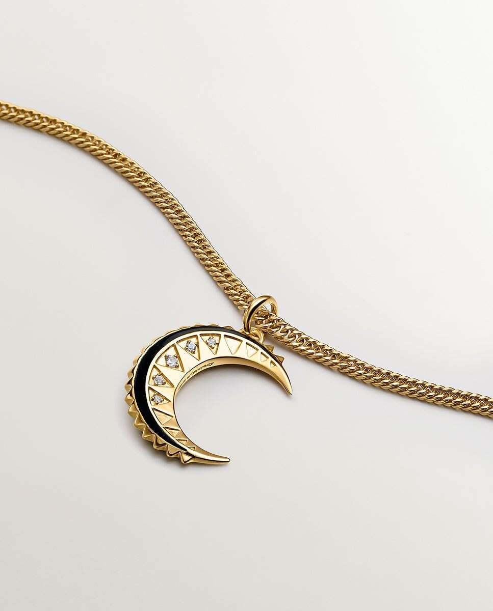 Pulseira Tornozeleira de Elos de Prata 925 Banhada a Ouro Amarelo de 18k Ouro-3