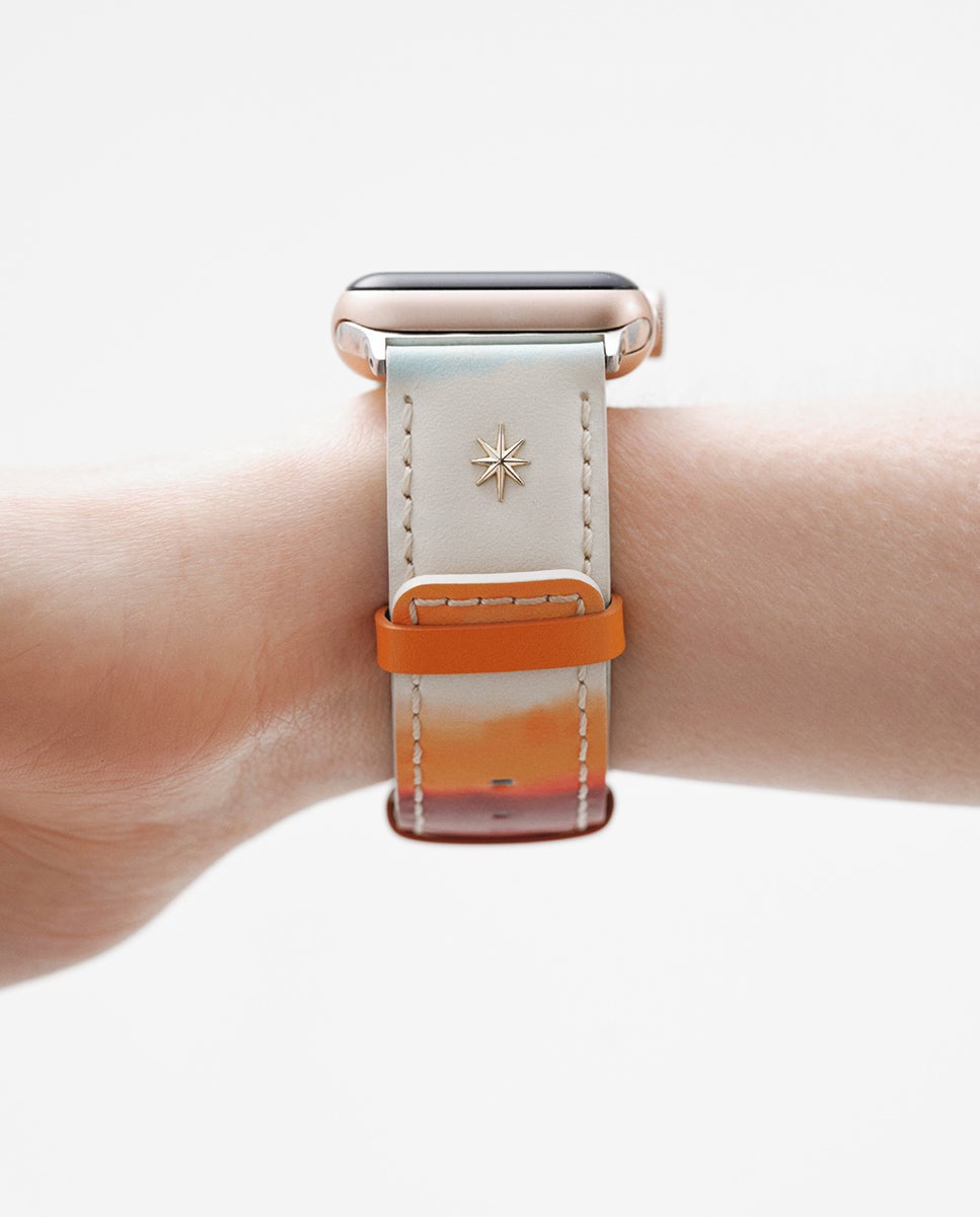 Pulseira de couro multicolor para Apple Watch Multicolor-2