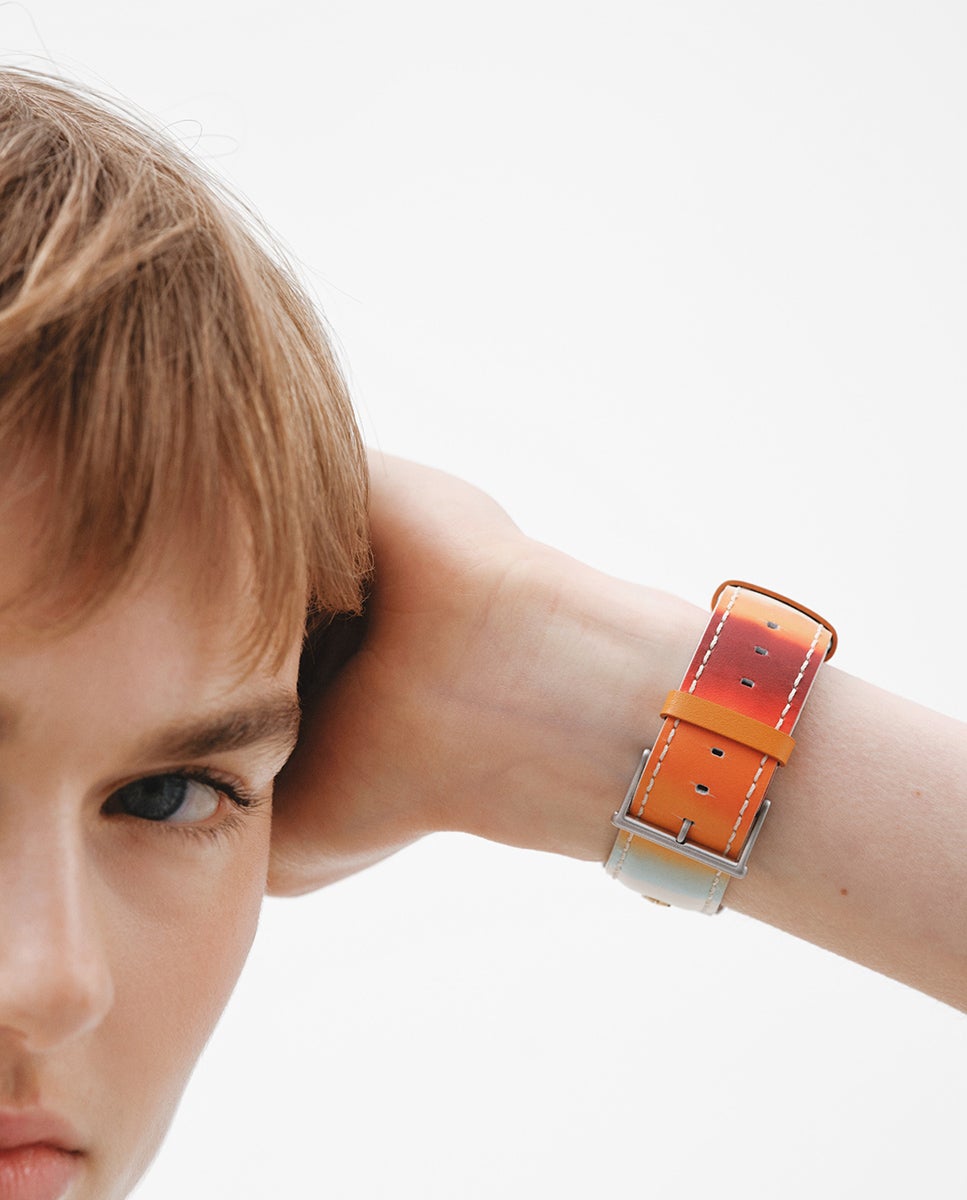 Pulseira de couro multicolor para Apple Watch Multicolor-4