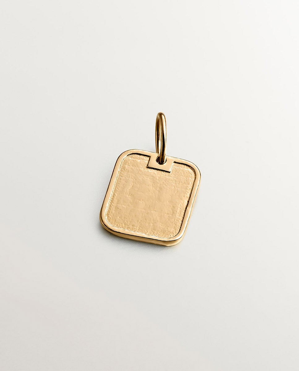 Charm de Prata 925 Banhada em Ouro Amarelo de 18k com Número 3 Ouro-3