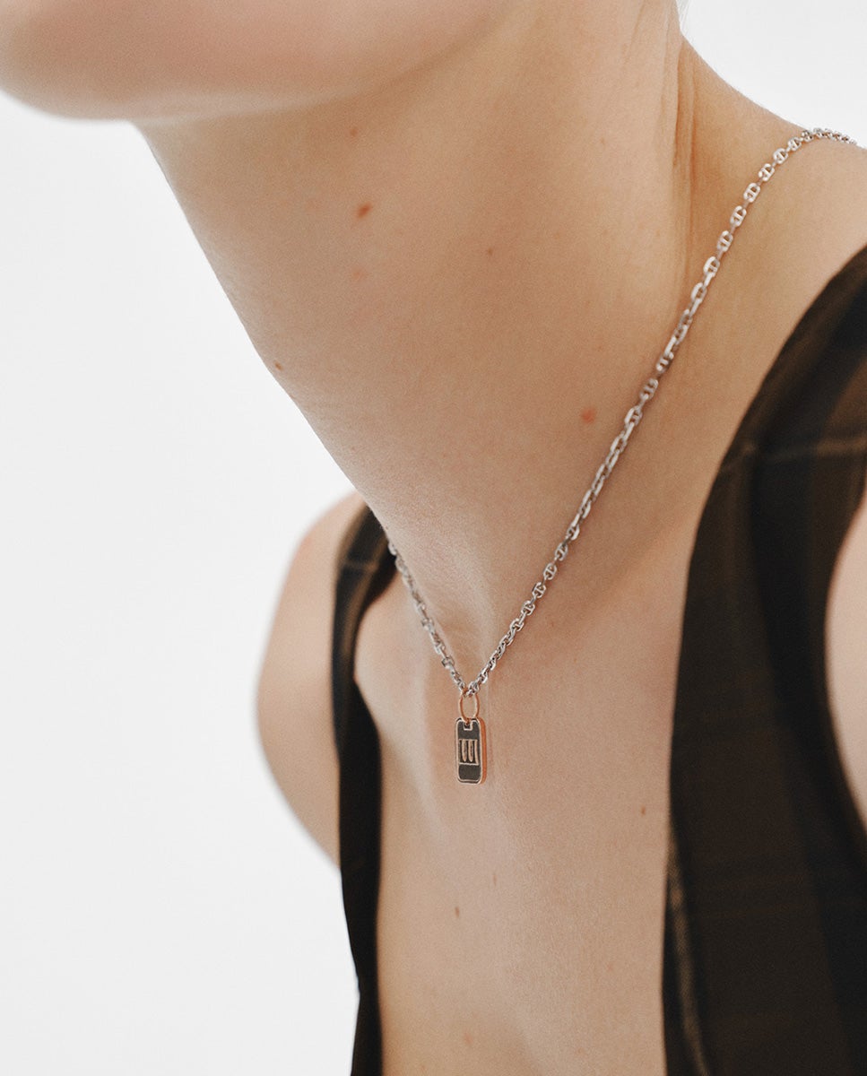 Charm de Prata 925 Banhada em Ouro Rosa de 18k com Número 3 Rosa-4