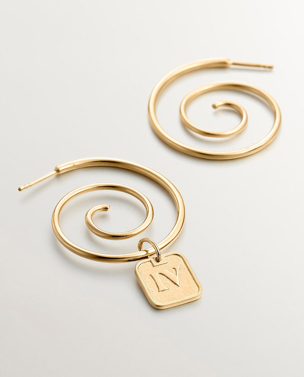 Charm de Prata 925 Banhada em Ouro Amarelo de 18k com Número 4 Ouro-5