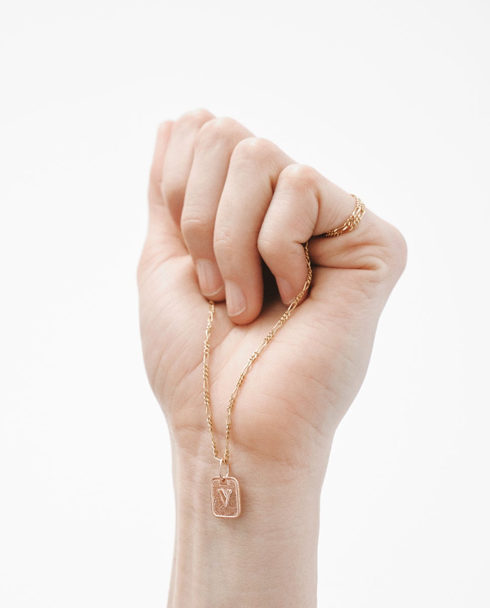 Charm de Prata 925 Banhada em Ouro Rosa de 18k com Número 5 Rosa-2