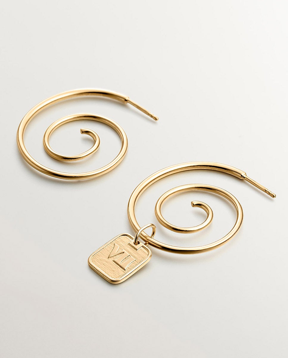 Charm de Prata 925 Banhada em Ouro Amarelo de 18k com Número 7 Ouro-5