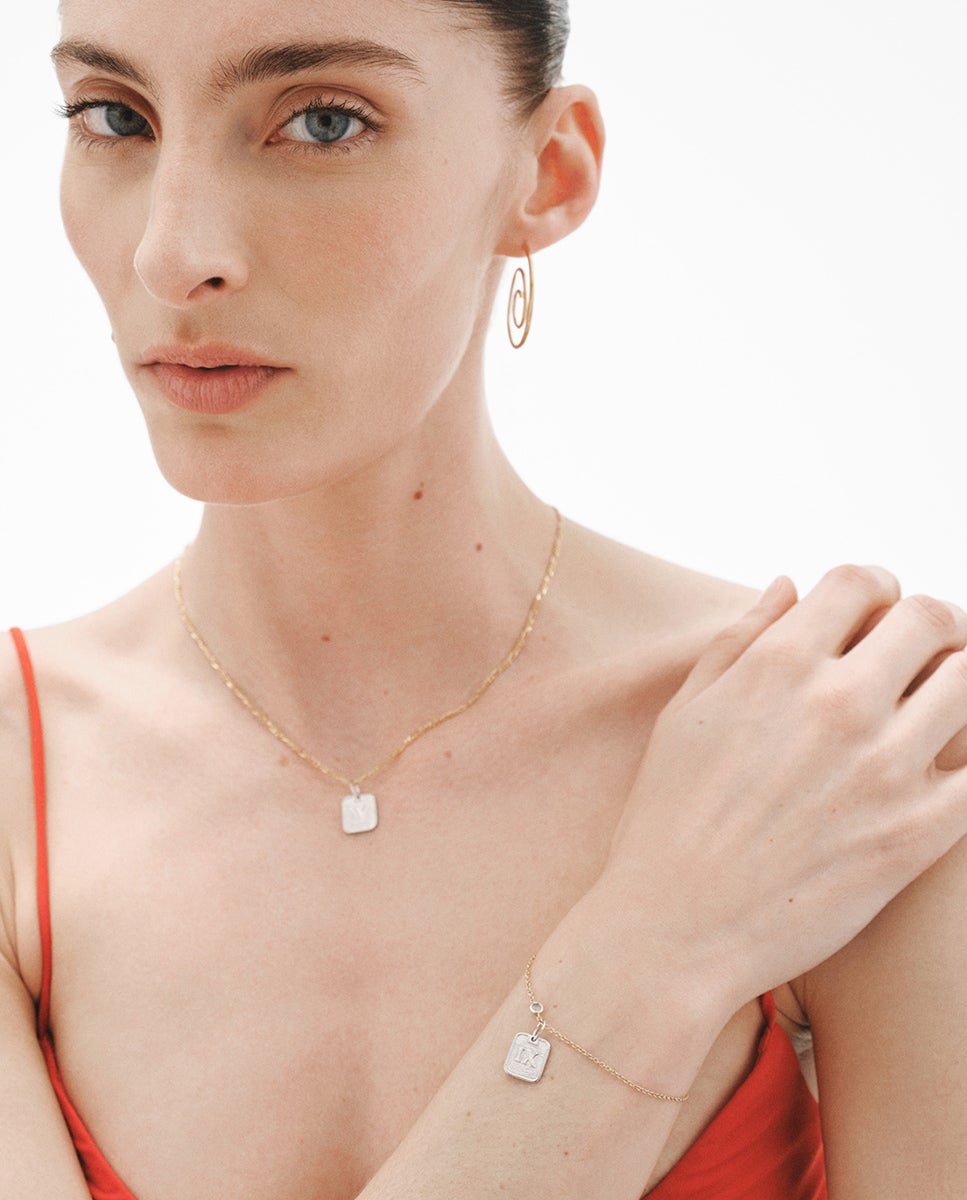 Charm de Prata com Número 9 Prata-6