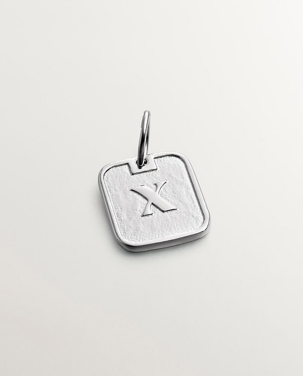 Charm de Prata com Número 10 Prata-1