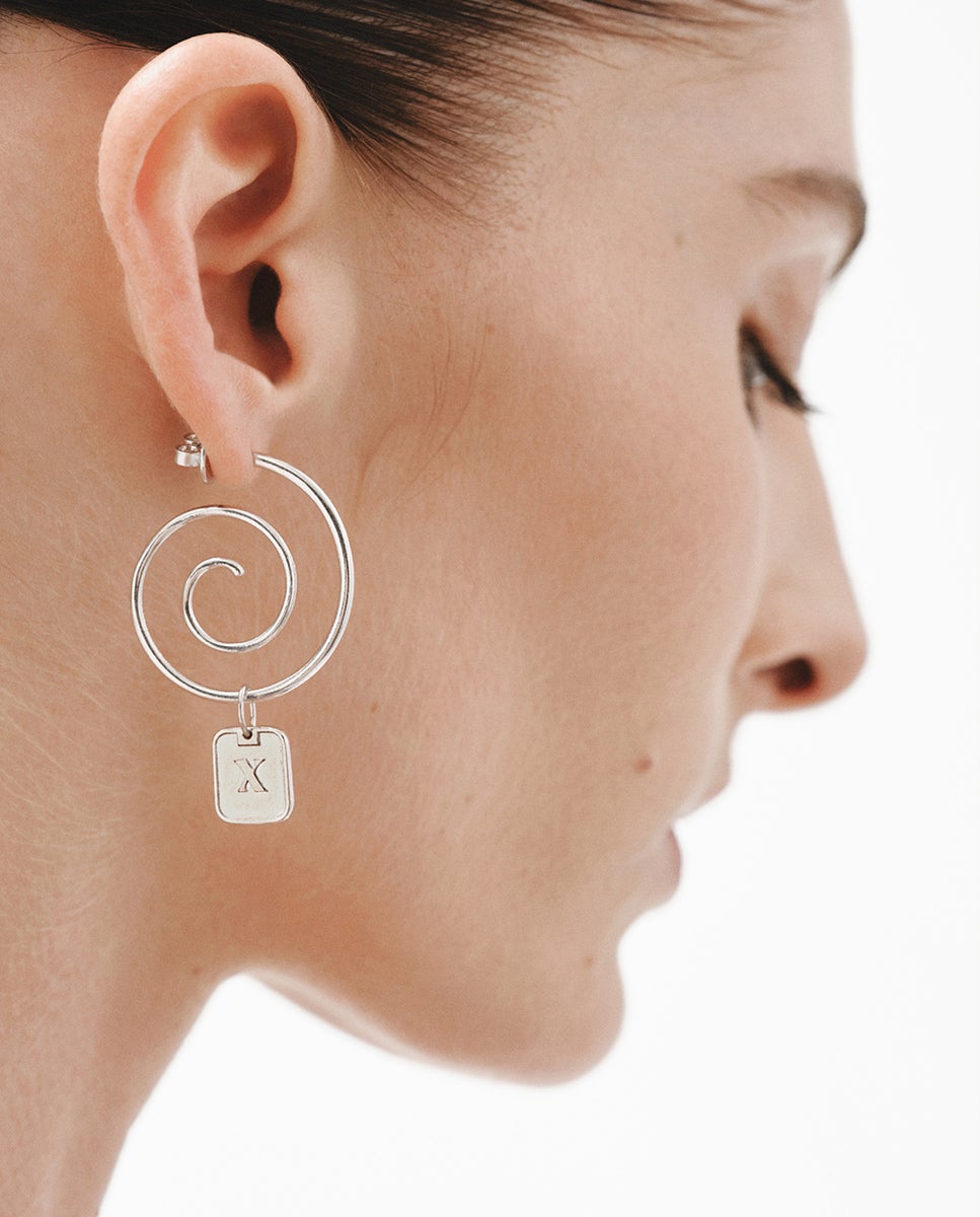 Charm de Prata com Número 10 Prata-2