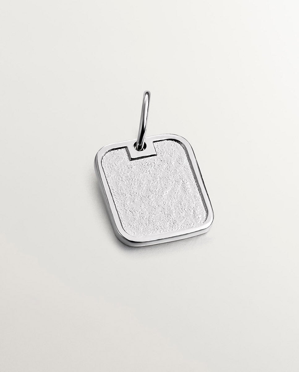 Charm de Prata com Número 10 Prata-3