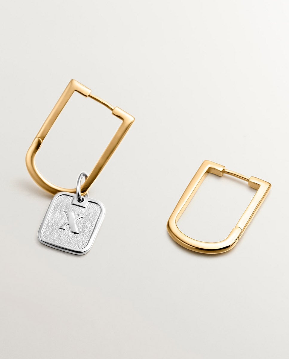 Charm de Prata com Número 10 Prata-5