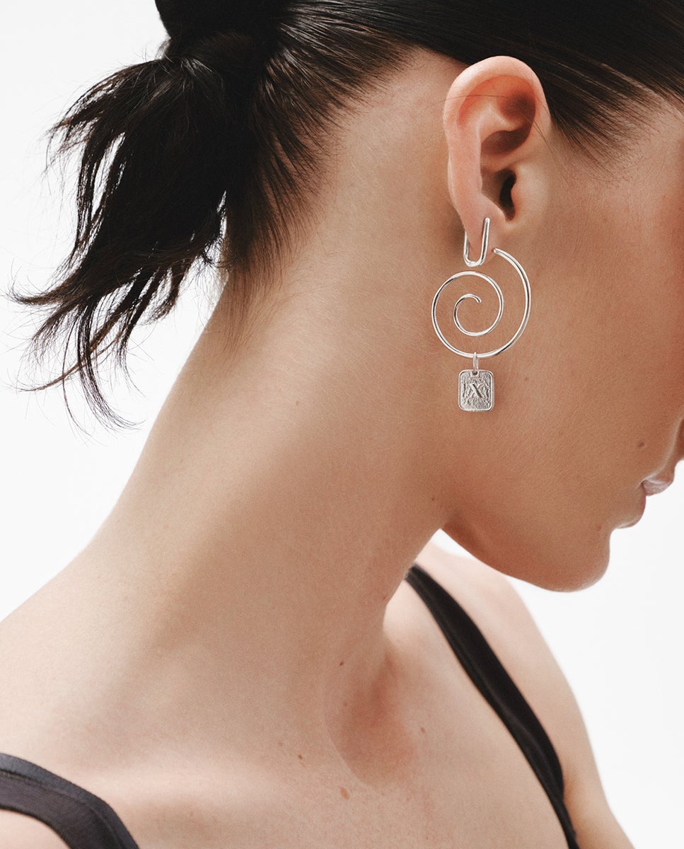 Charm de Prata com Número 10 Prata-6