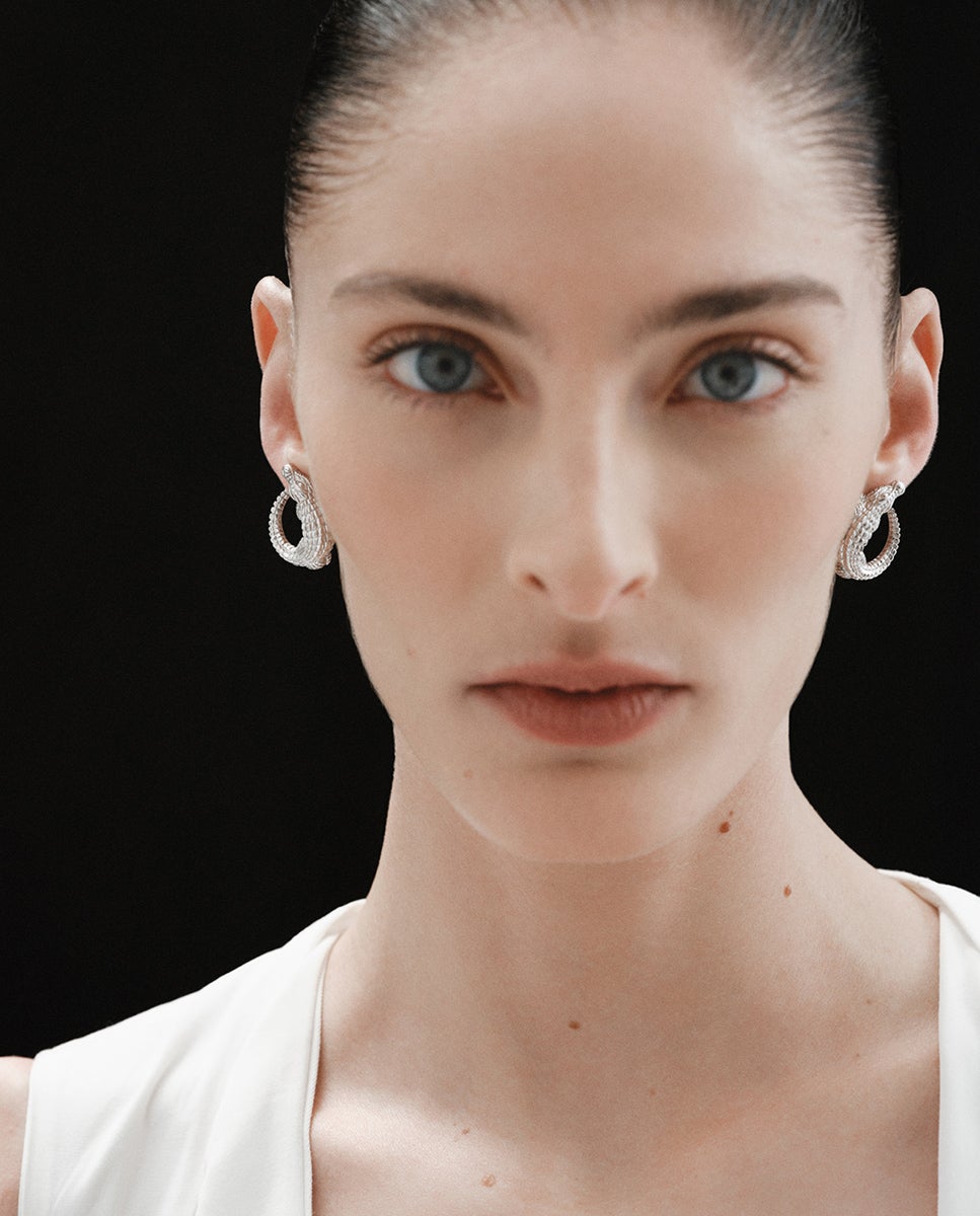 Brincos de Prata 925 com Forma de Crocodilo Prata-5