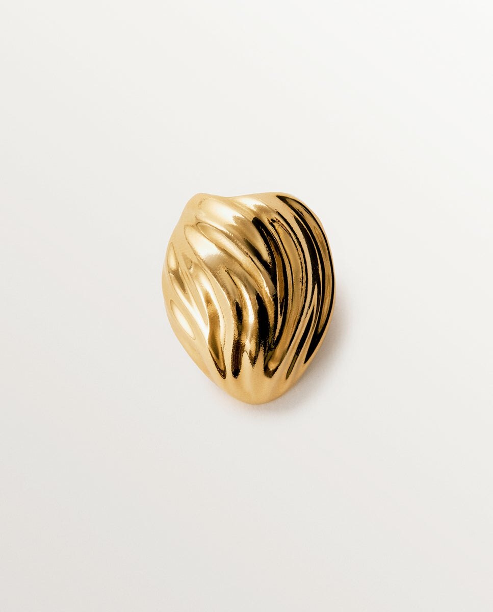 Brincos Earcuff de Prata 925 com Textura Prata-5