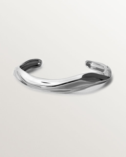 Imagem 0 de Pulseira Rígida de Prata 925 com Textura