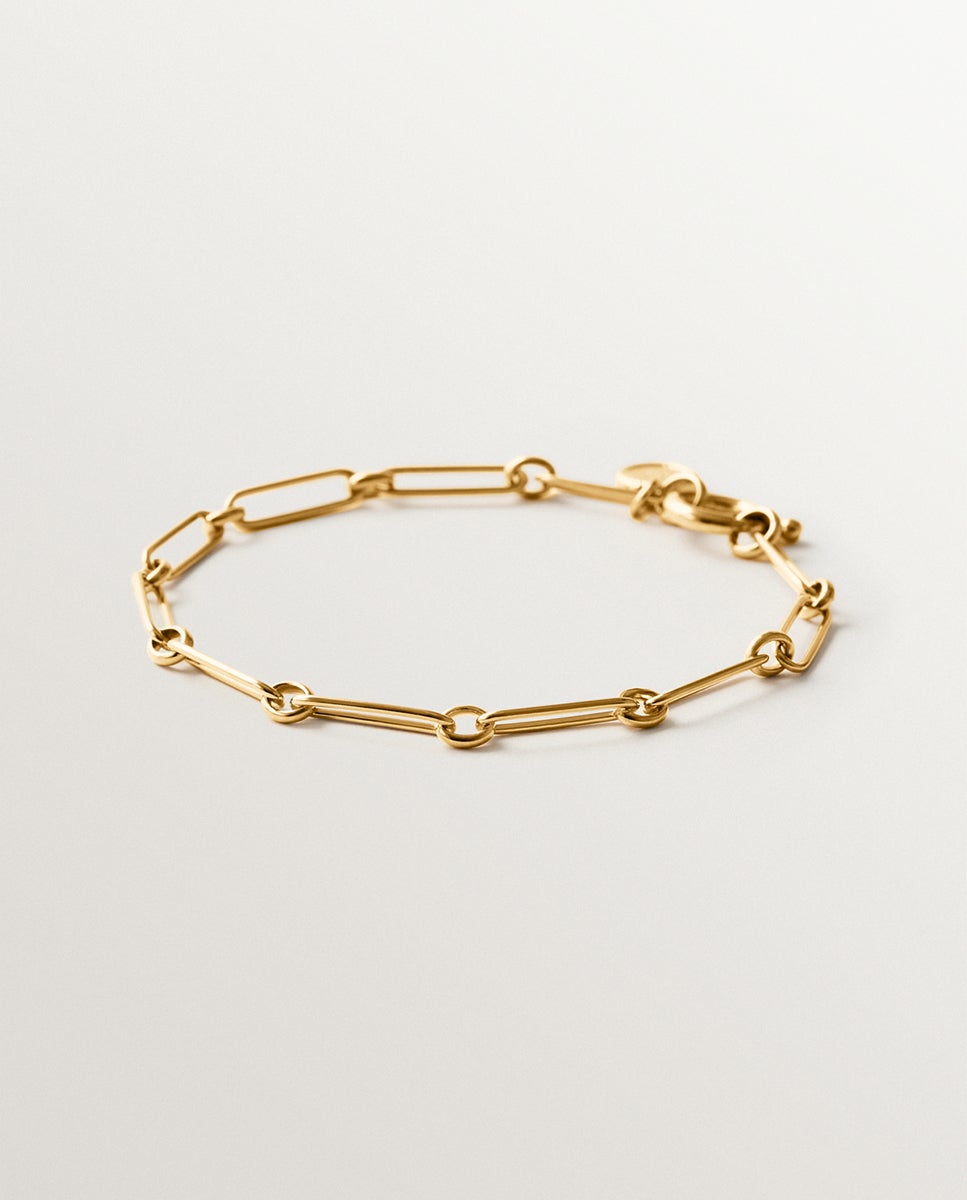 Imagem 0 de Pulseira de Prata 925 Banhada em Ouro de 18k